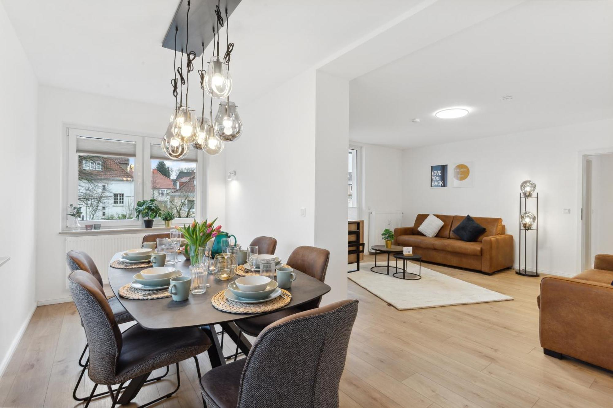 Wohnliebe, Zentral, Klinik, Gop Variete-Theater, Langzeitaufenthalt Apartment Bad Oeynhausen Bagian luar foto